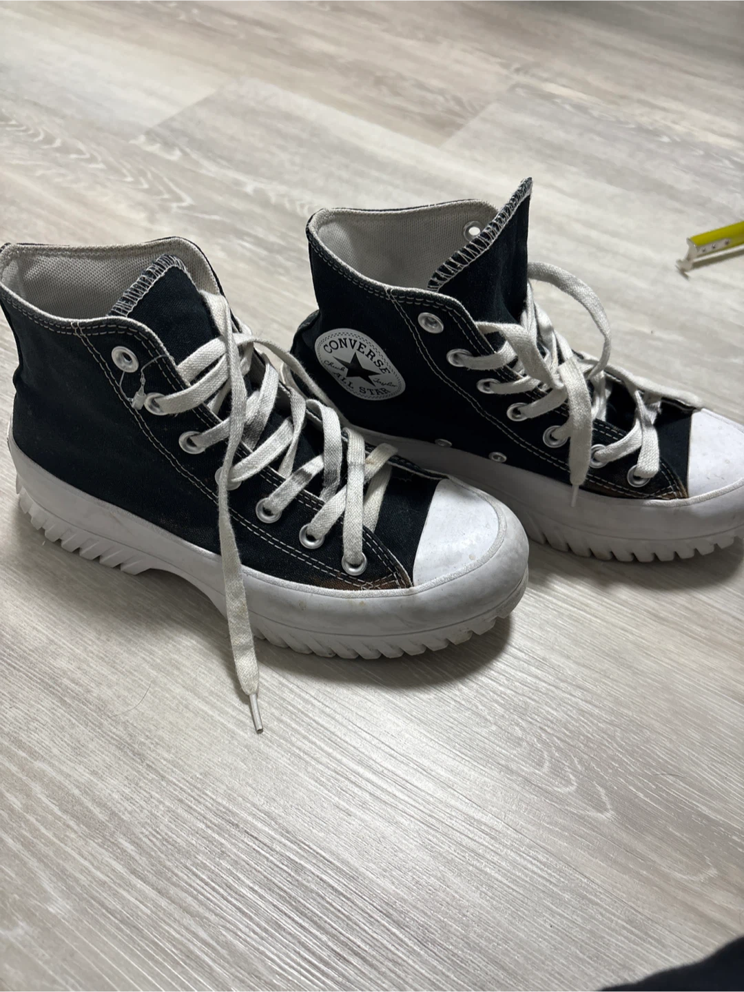 Converse Run Star Hike High Top - Black, Size Unknown