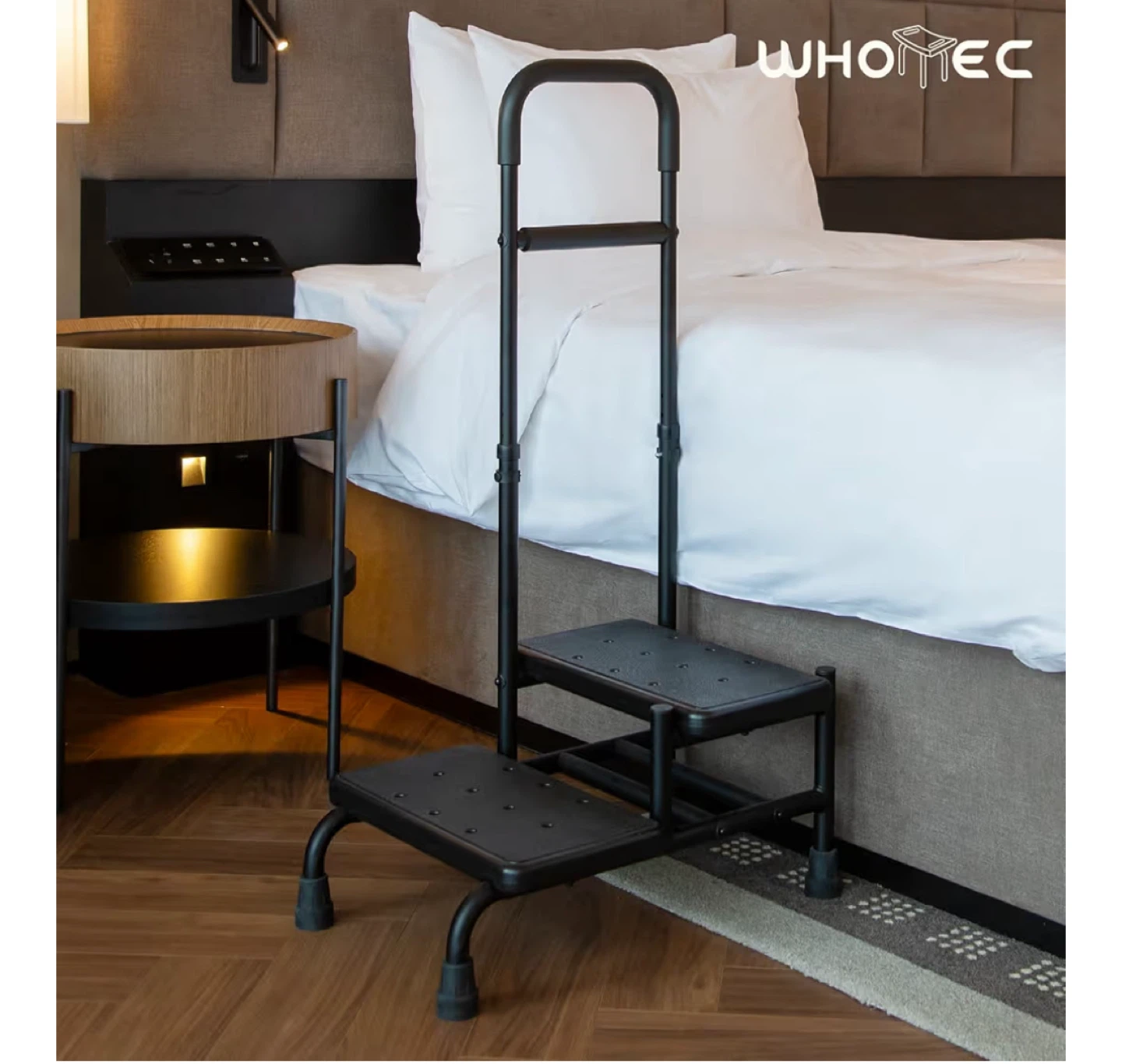 WHOMEC 2-Step Stool w/ Adjustable Handle - photo 4