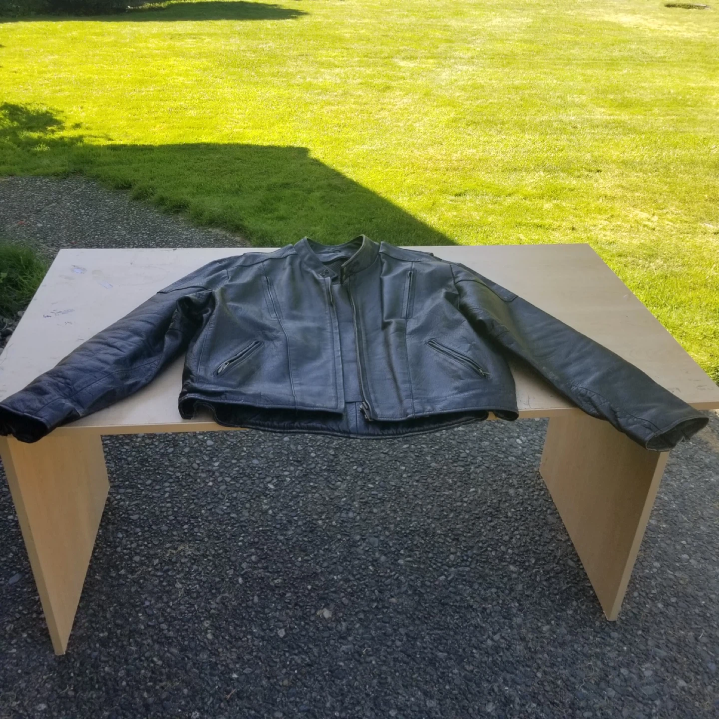 Leather  Motorcycle Jacket - photo 2