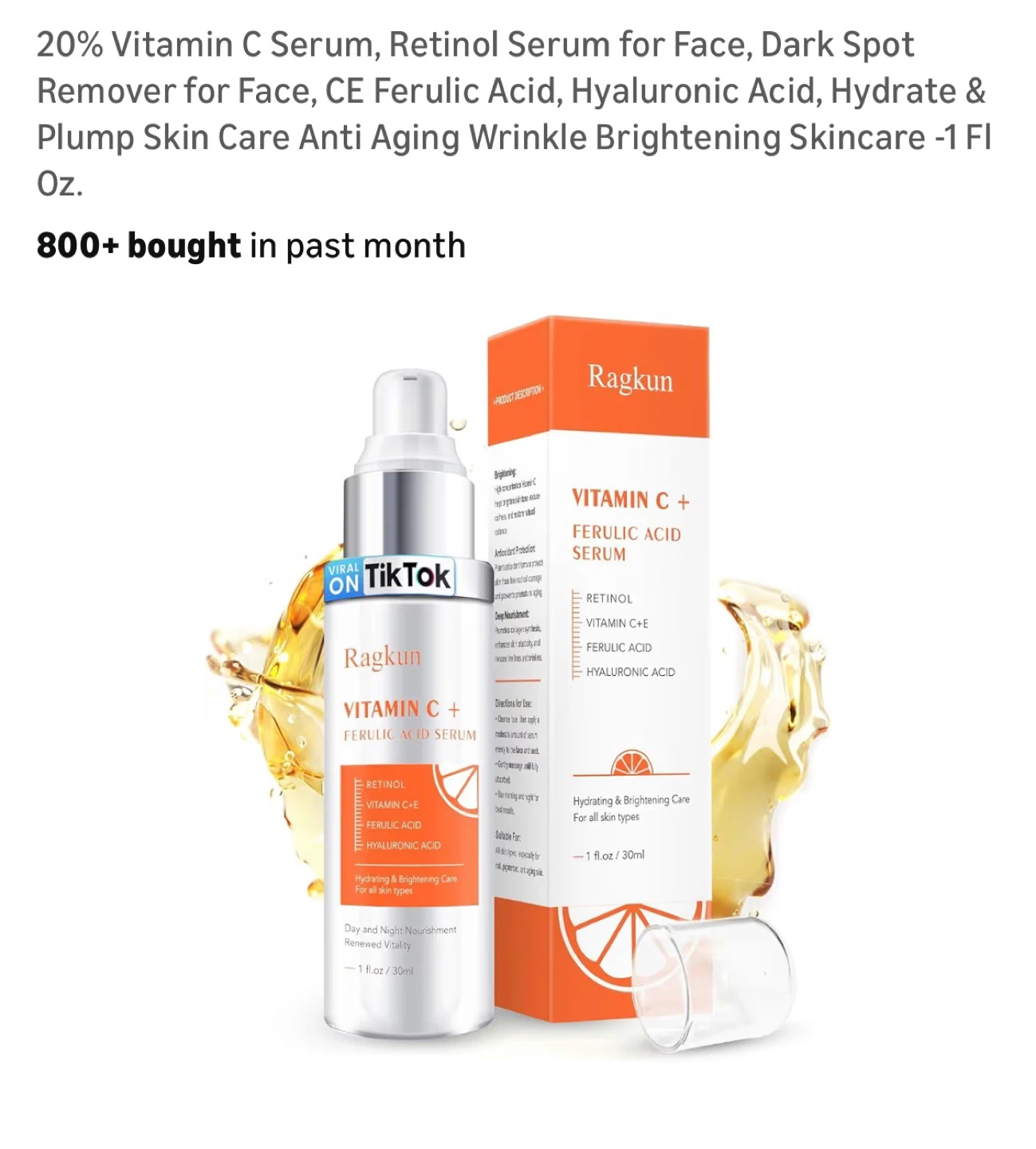 Brand New 20% Vitamin C Serum