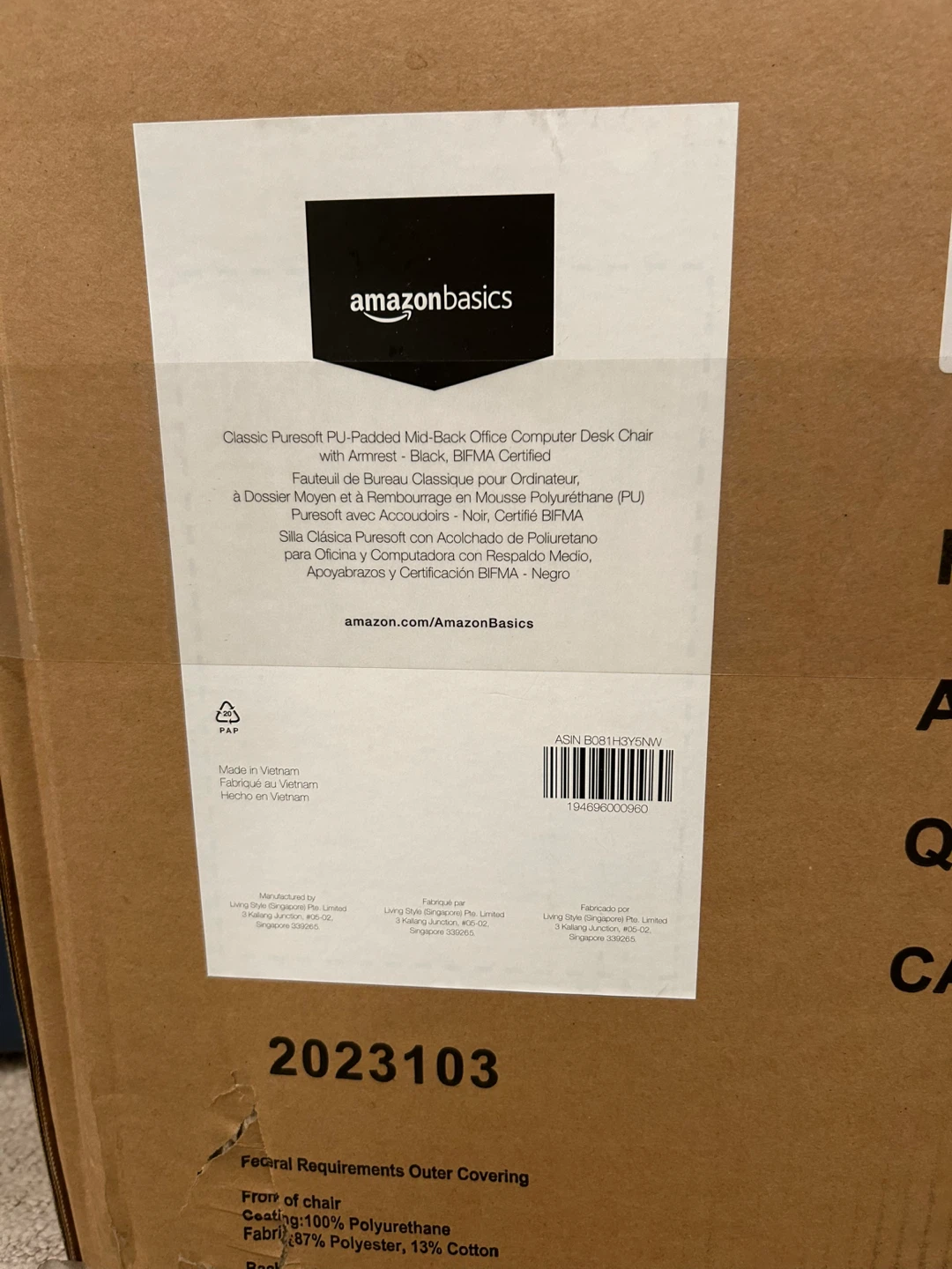 Amazon Basics Padded Office Chair - photo 4