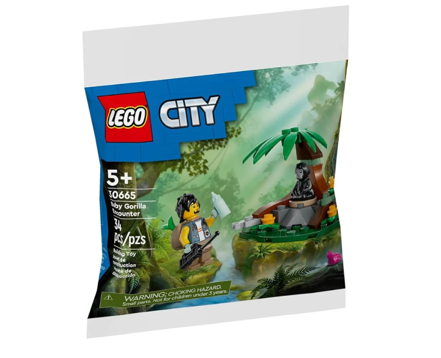 New LEGO City 30665 Baby Gorilla Encounter