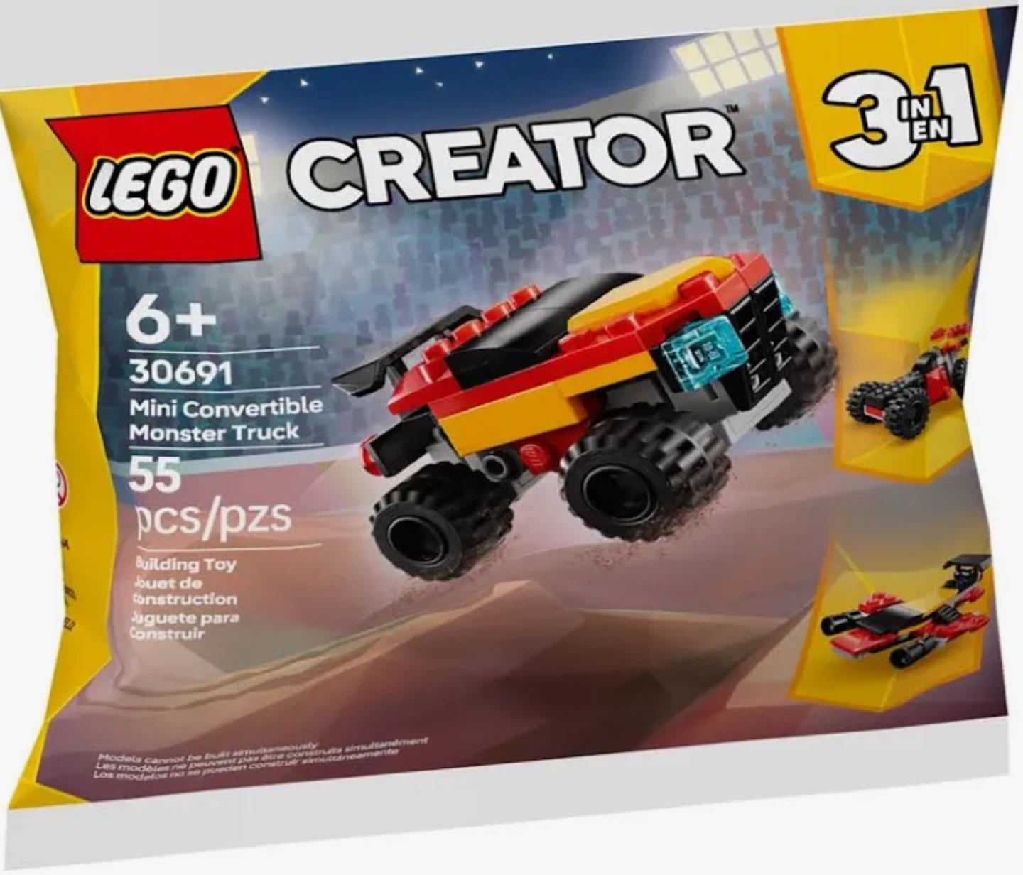 New LEGO Creator Mini Convertible Monster Truck 30691
