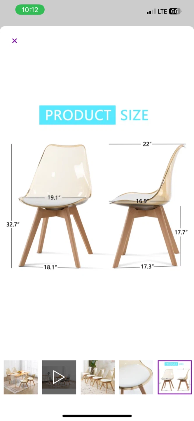 Dining Table with 4  Chairs - photo 2