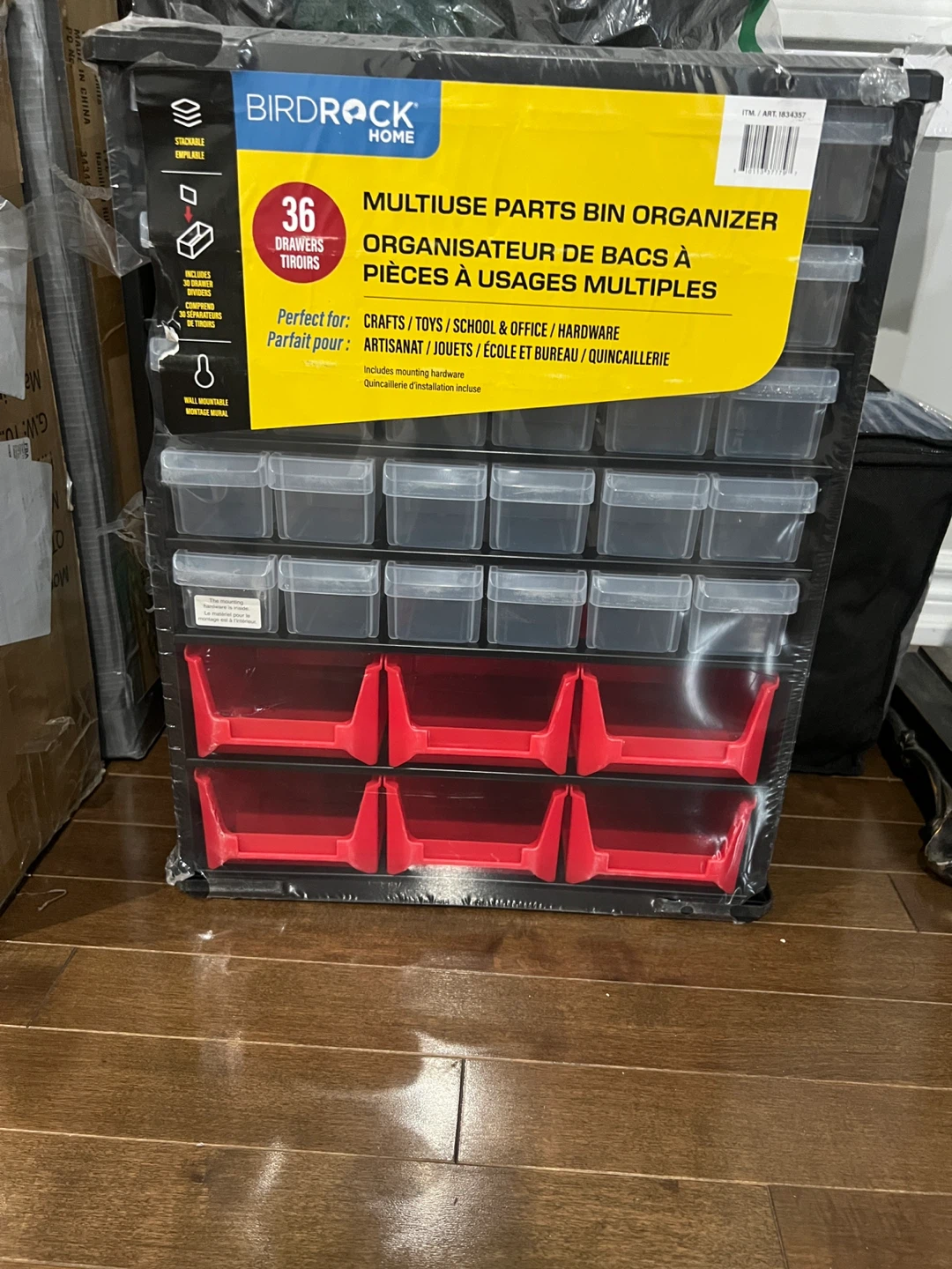 BirdRock Home 36-Drawer Multipurpose Parts Bin Organizer - photo 2