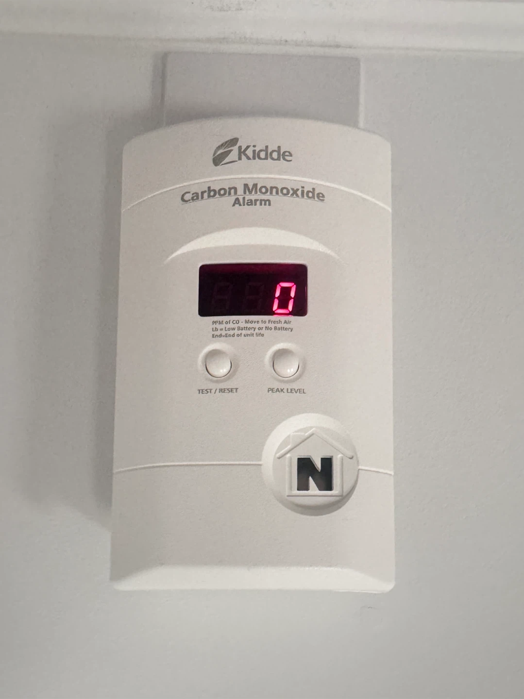 Kidde Carbon Monoxide Alarm