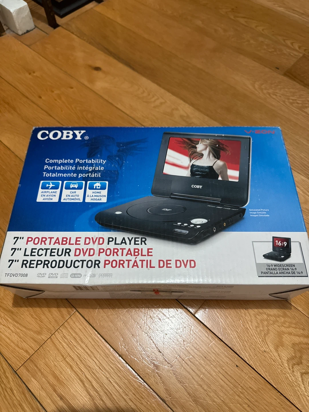 Coby 7" Portable DVD Player TFDVD7006 - New!