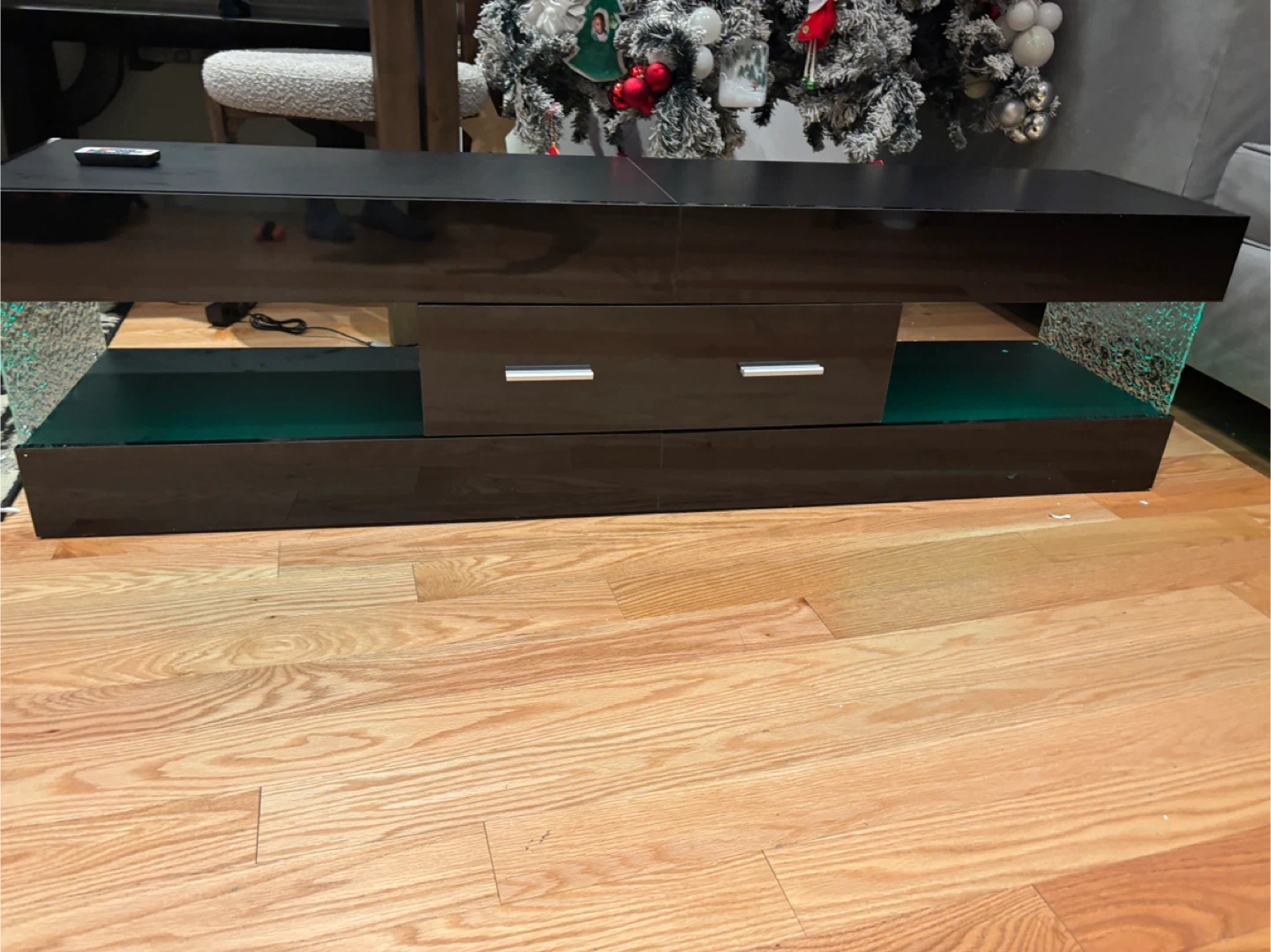 Black TV Stand Console with LED- 60Inches - photo 3