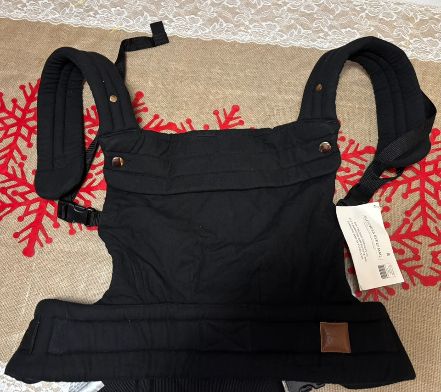 West Place Baby Carrier - Black, Cotton - photo 2