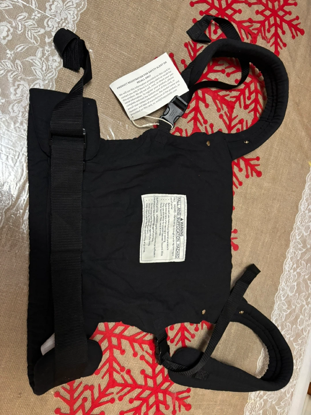 West Place Baby Carrier - Black, Cotton - photo 4