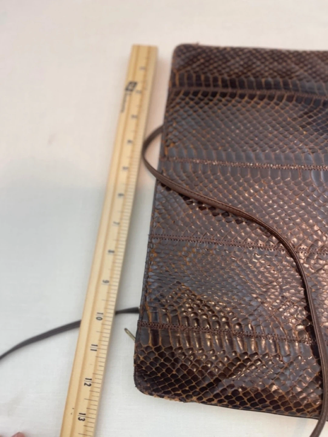 La Belle Montreal Snakeskin Shoulder Bag - photo 4