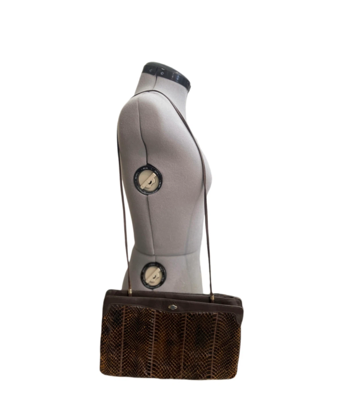 La Belle Montreal Snakeskin Shoulder Bag