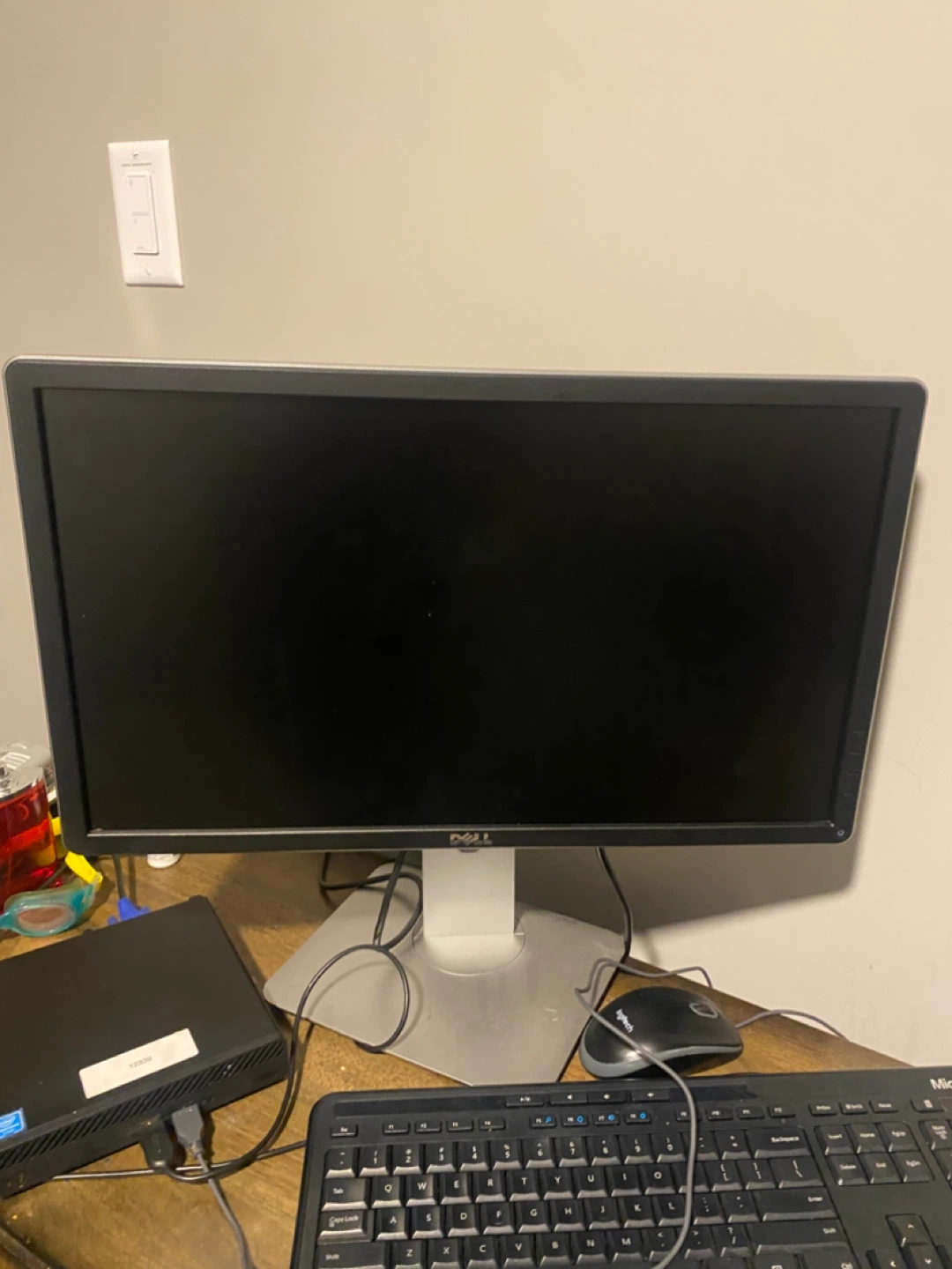 Dell Monitor, Keyboard, Mouse, and Intel Pentium PC