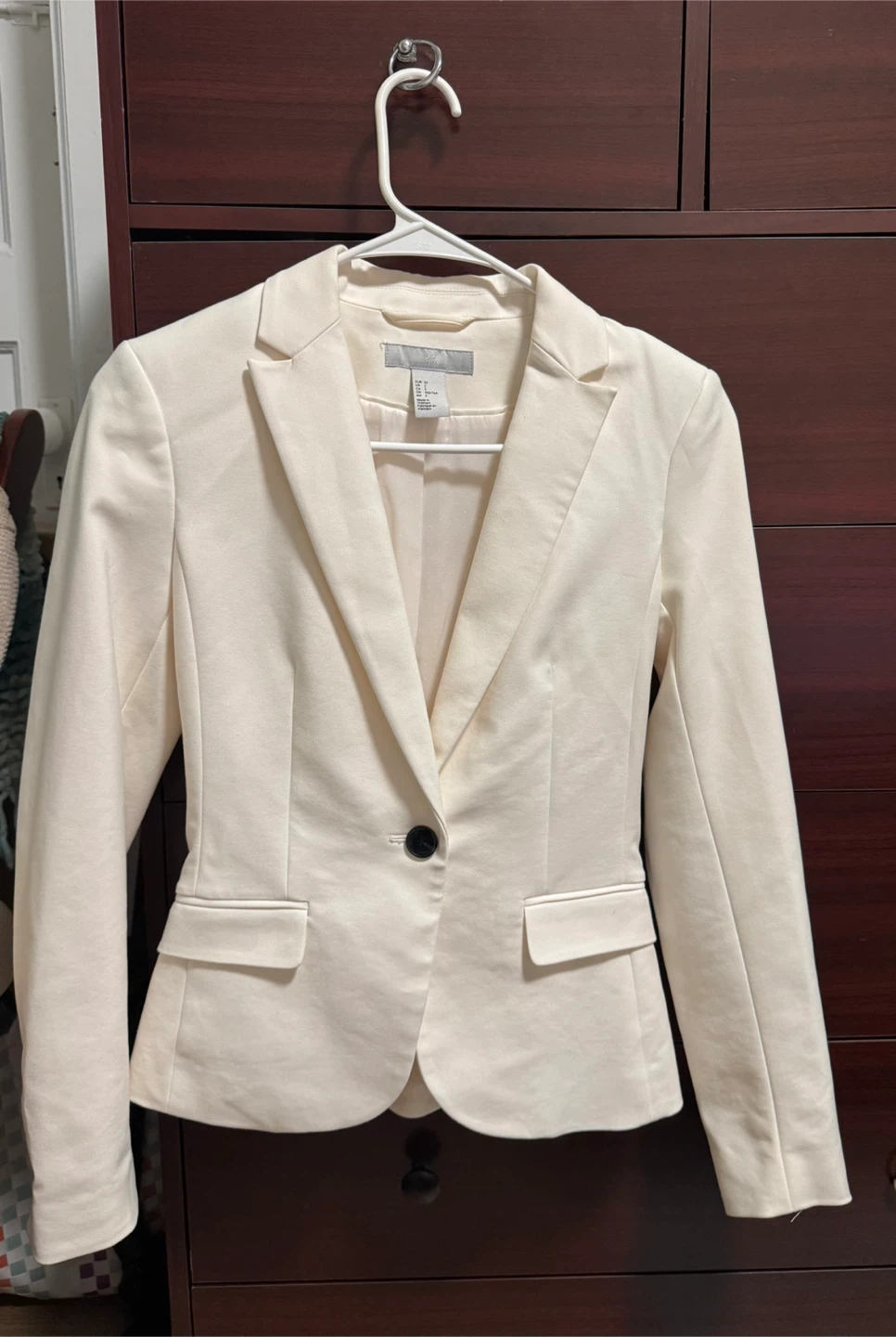 H&M White Blazer - Size US 2