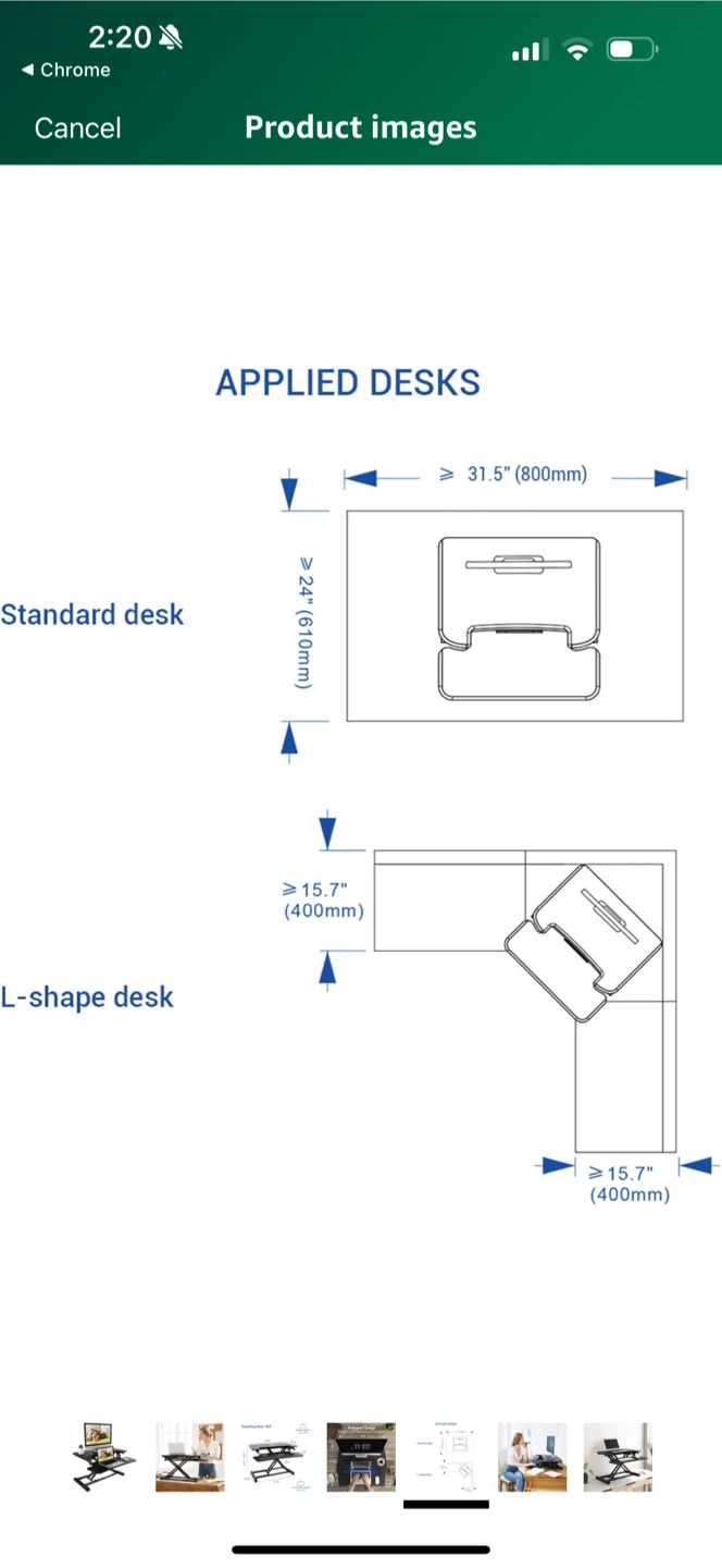 FLEXISPOT M7 Standing Desk Converter - Black - photo 4