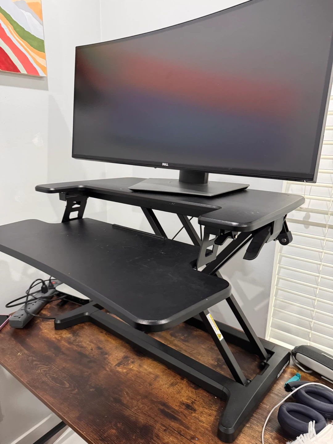 FLEXISPOT M7 Standing Desk Converter - Black