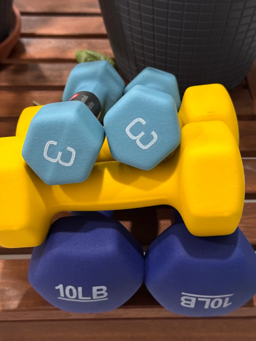 Dumbbell Set - 3lb, 8lb, 10lb - photo 2