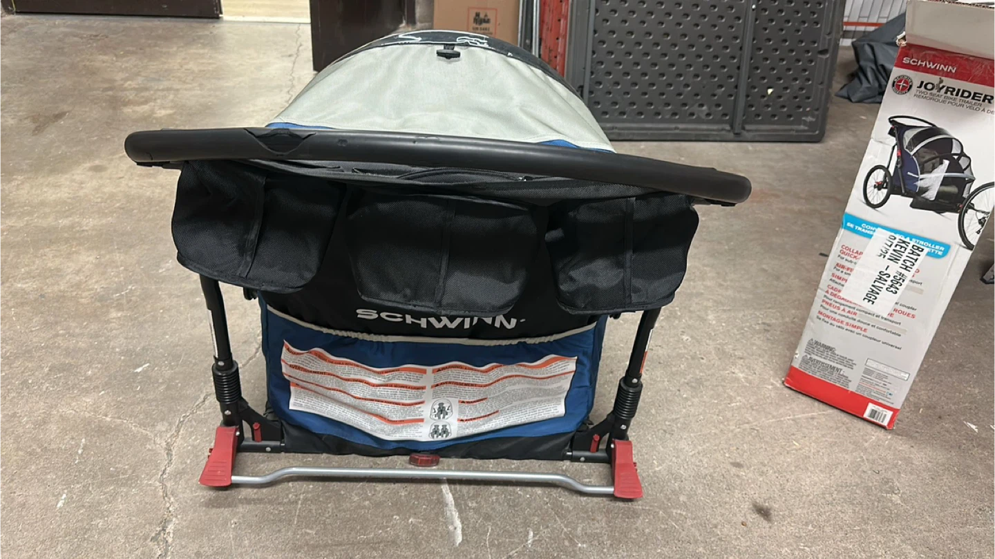 Schwinn Joyrider Two Seat Bike Trailer - photo 4