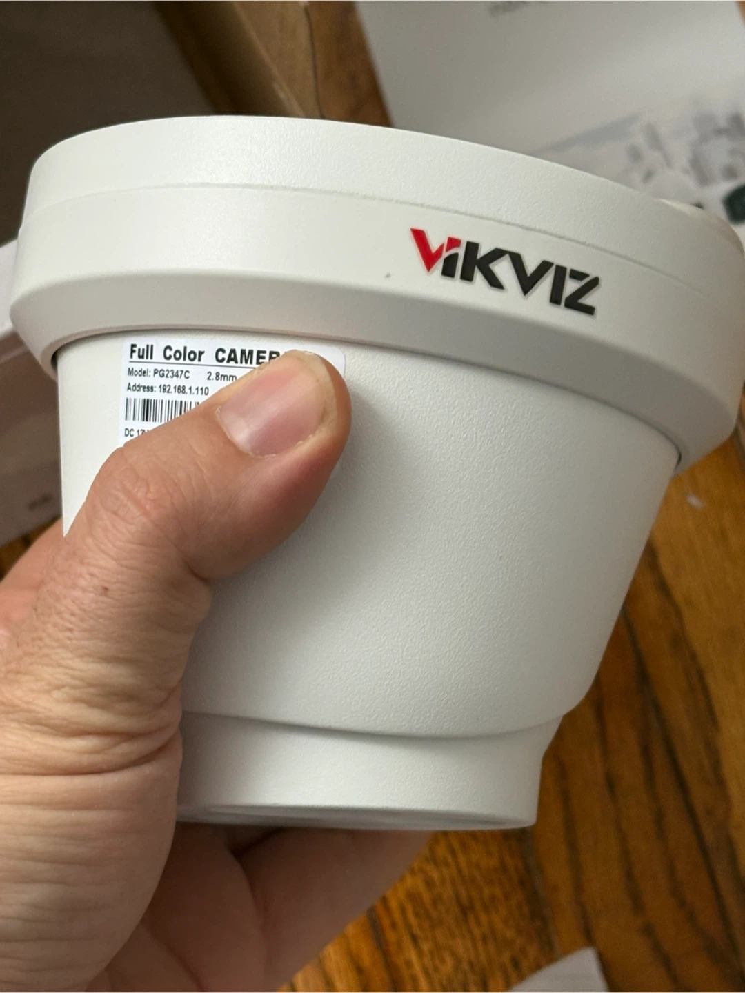 VIKYLIN 5MP PoE IP Camera - Ivory White - photo 2