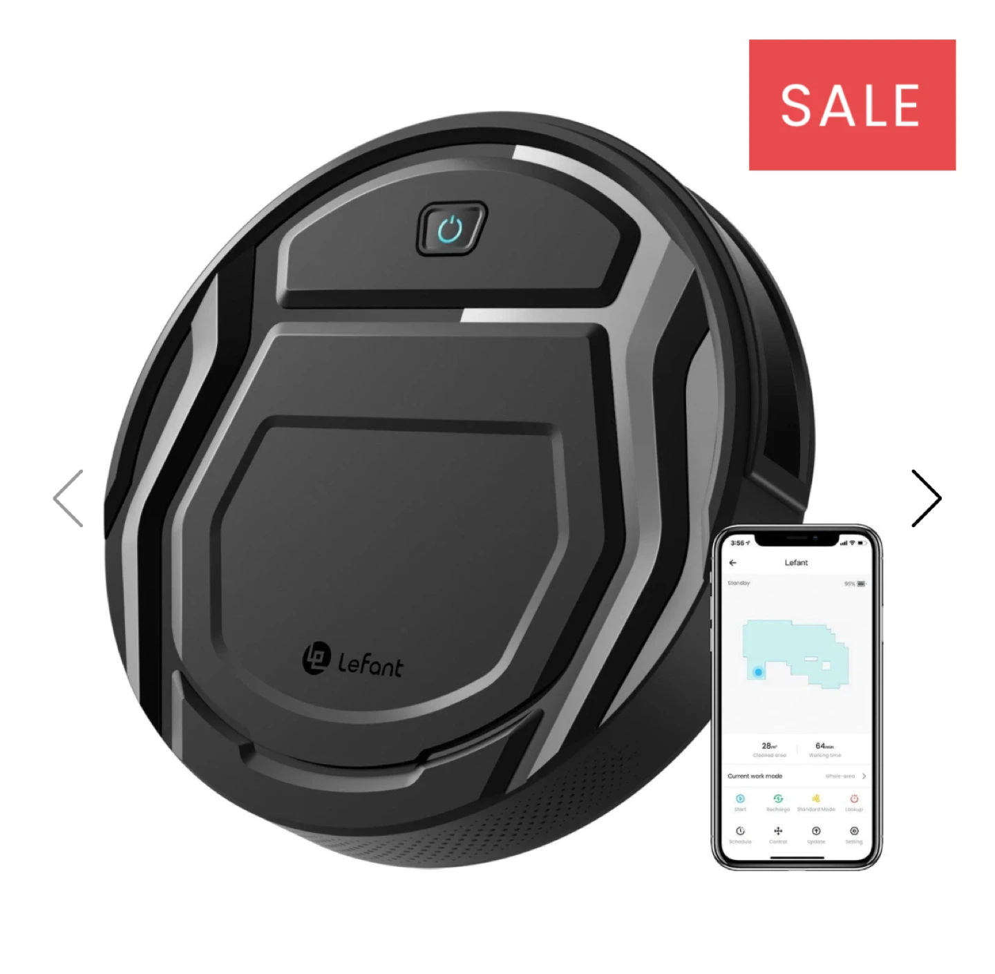 Lefant M210P Robot Vacuum - Long Battery Life