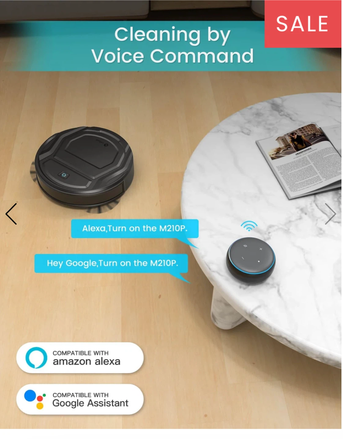 Lefant M210P Robot Vacuum - Long Battery Life - photo 2