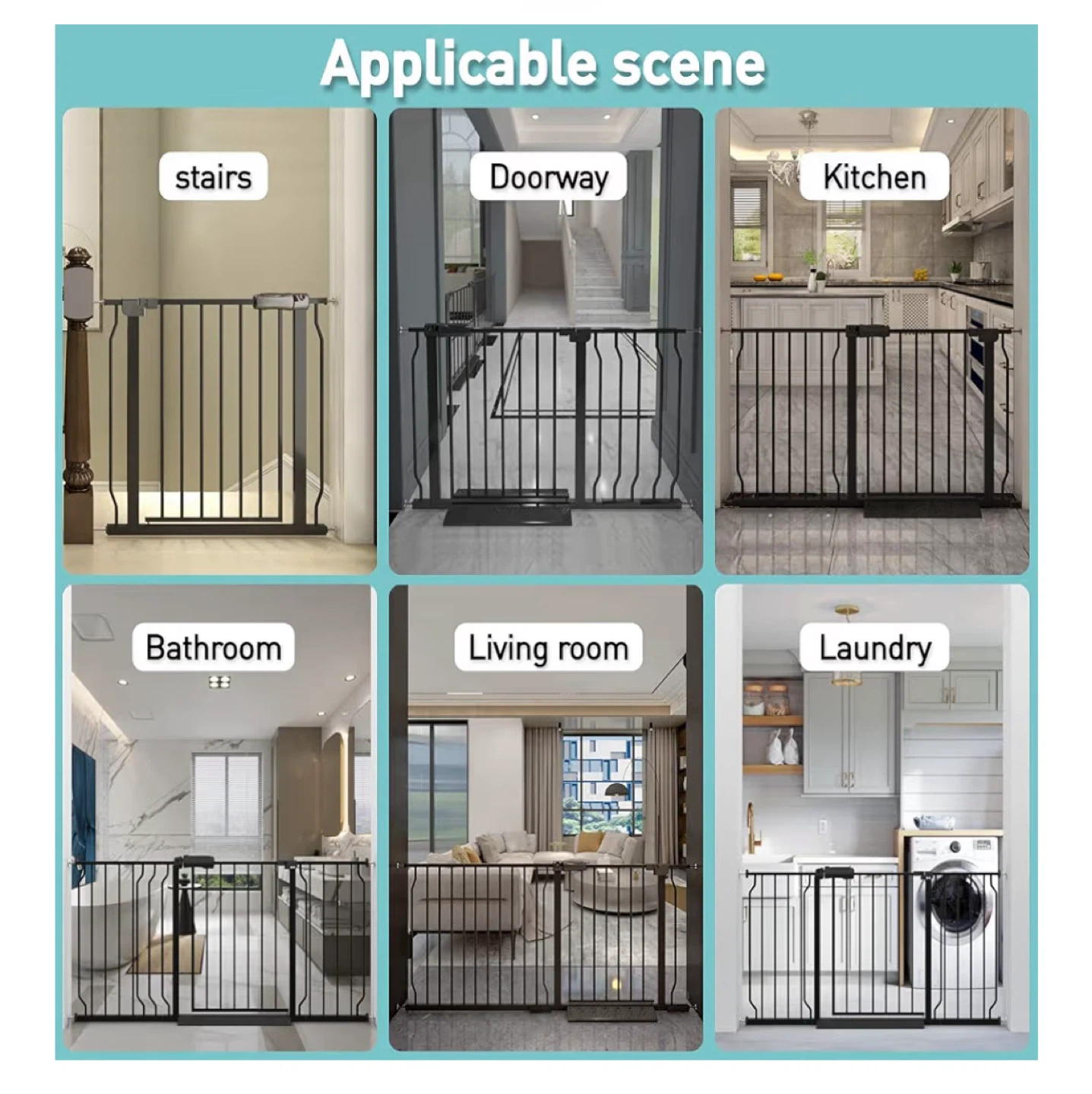 Baby Gate - Fits 71.65-85.83 inch Openings - photo 5