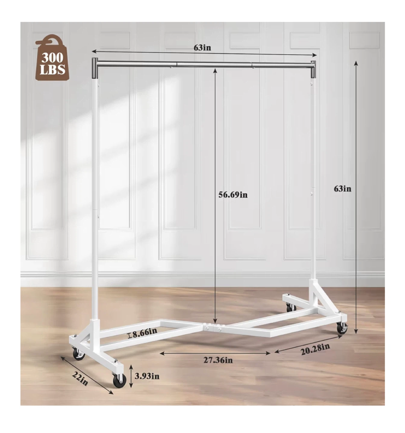 Mr IRONSTONE Clothing Rack white - photo 3