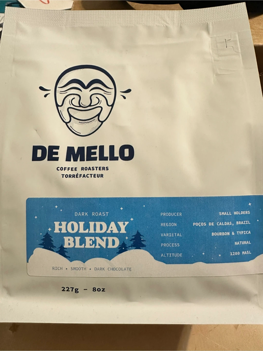 De Mello Holiday Blend Coffee - 8oz