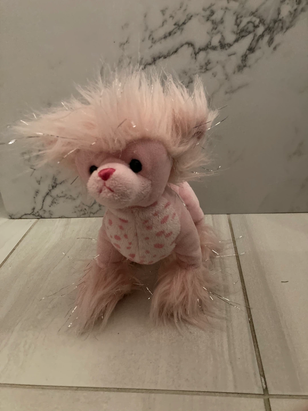 #gifting Pink Plush Dog Toy