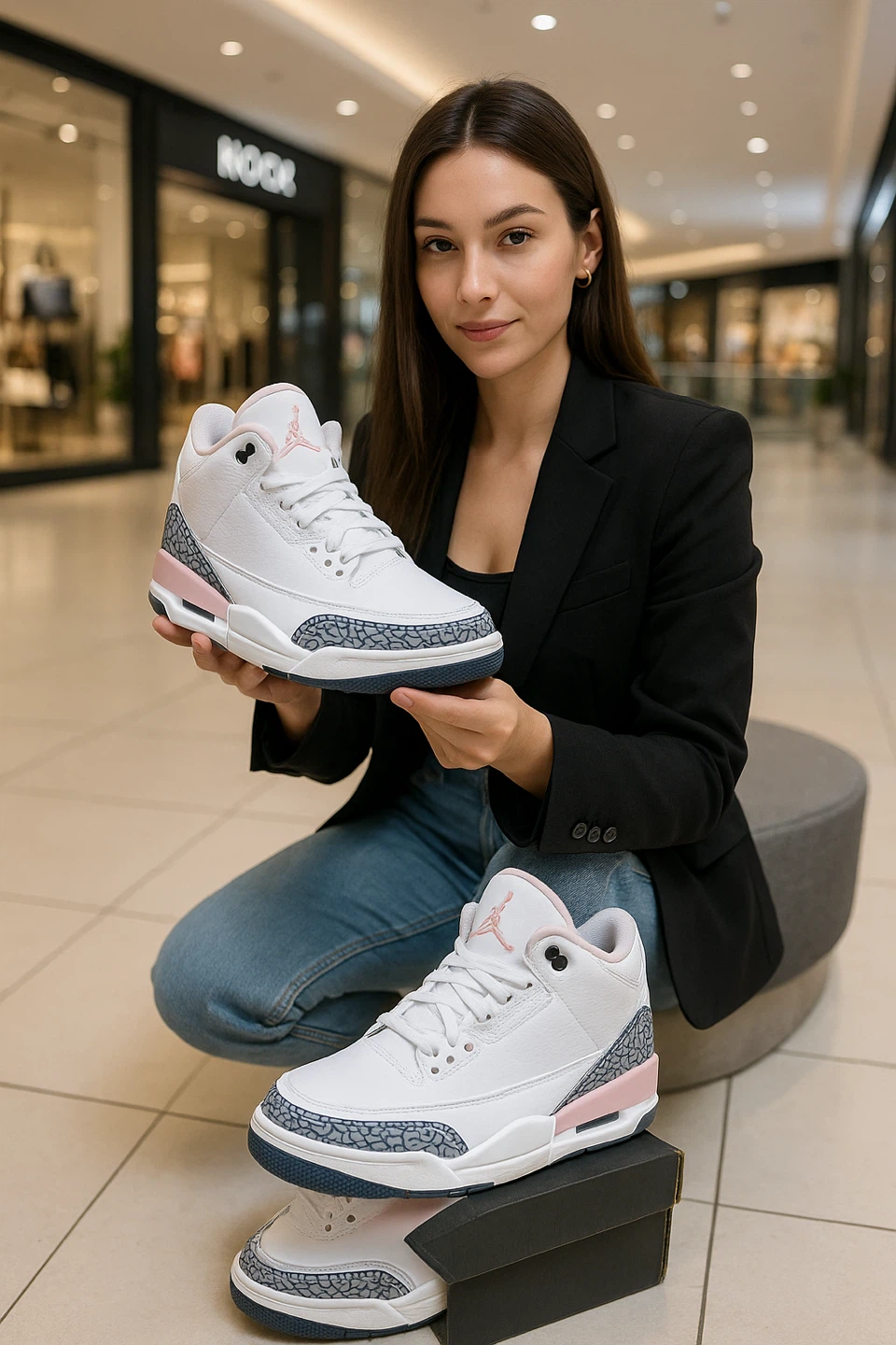✨ Luxury White Sneakers ✨ Air Jordan 3 Retro SP WMNS sneakers