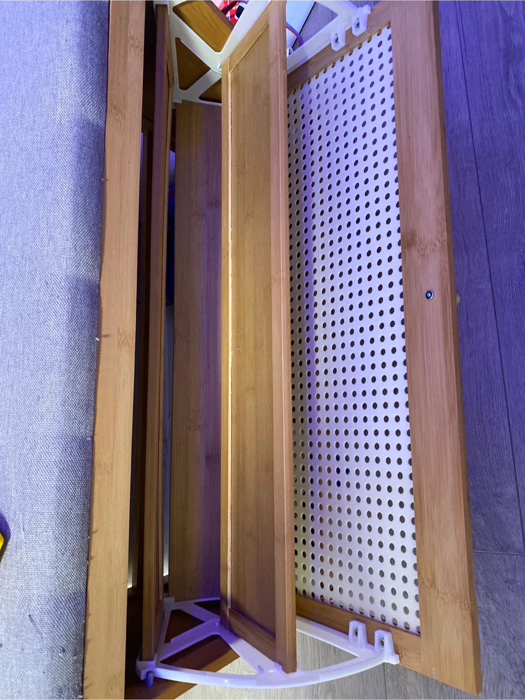 Rattan shoe storage bench - photo 2