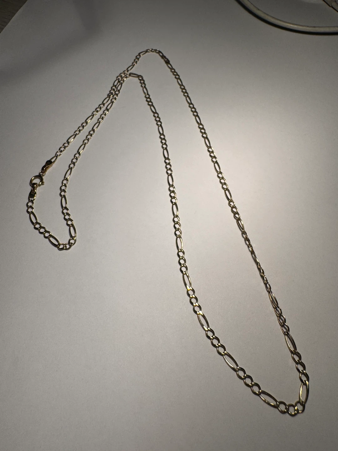 Gold Figaro Chain 10k - photo 2