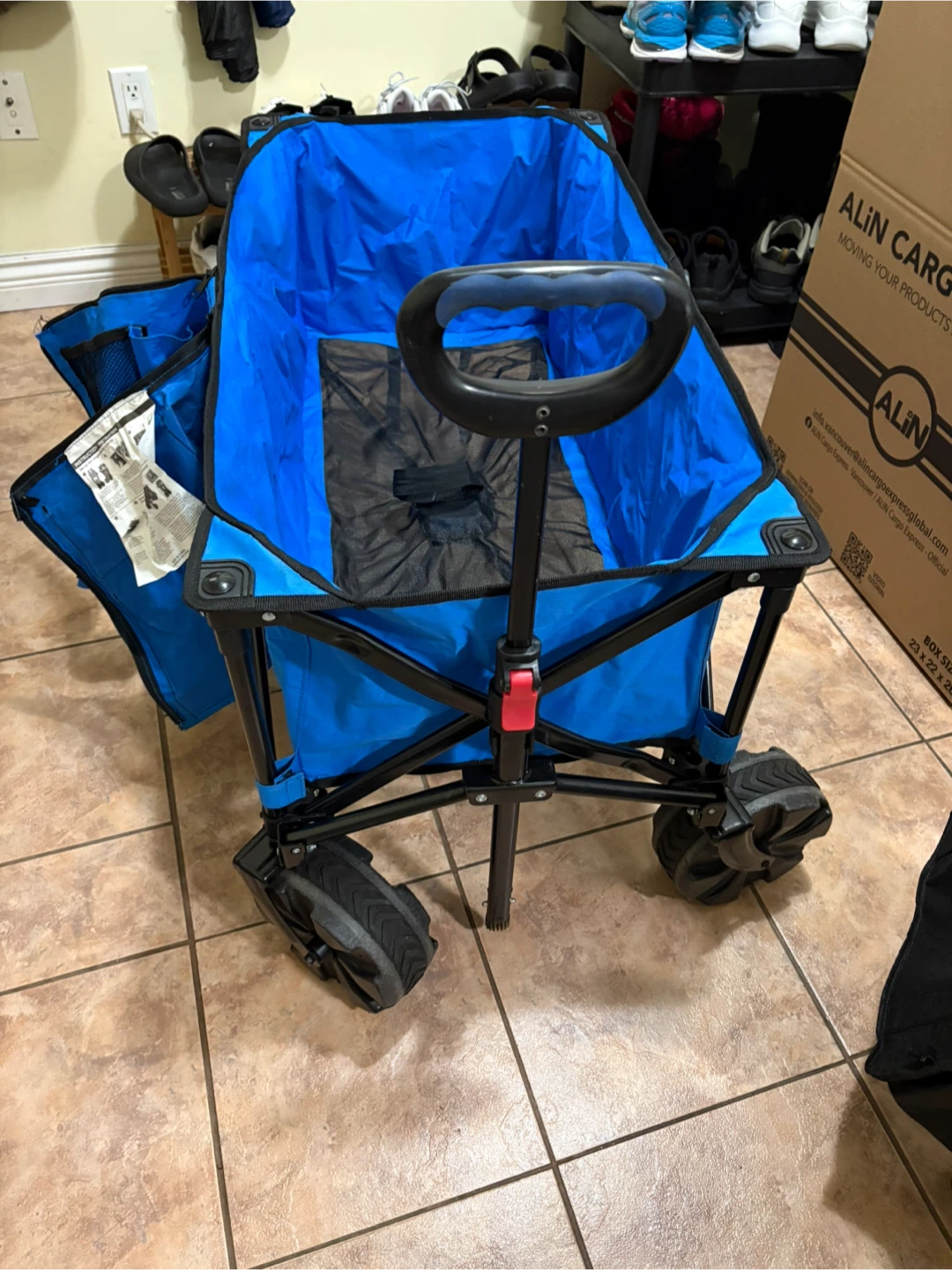 Blue Folding Wagon