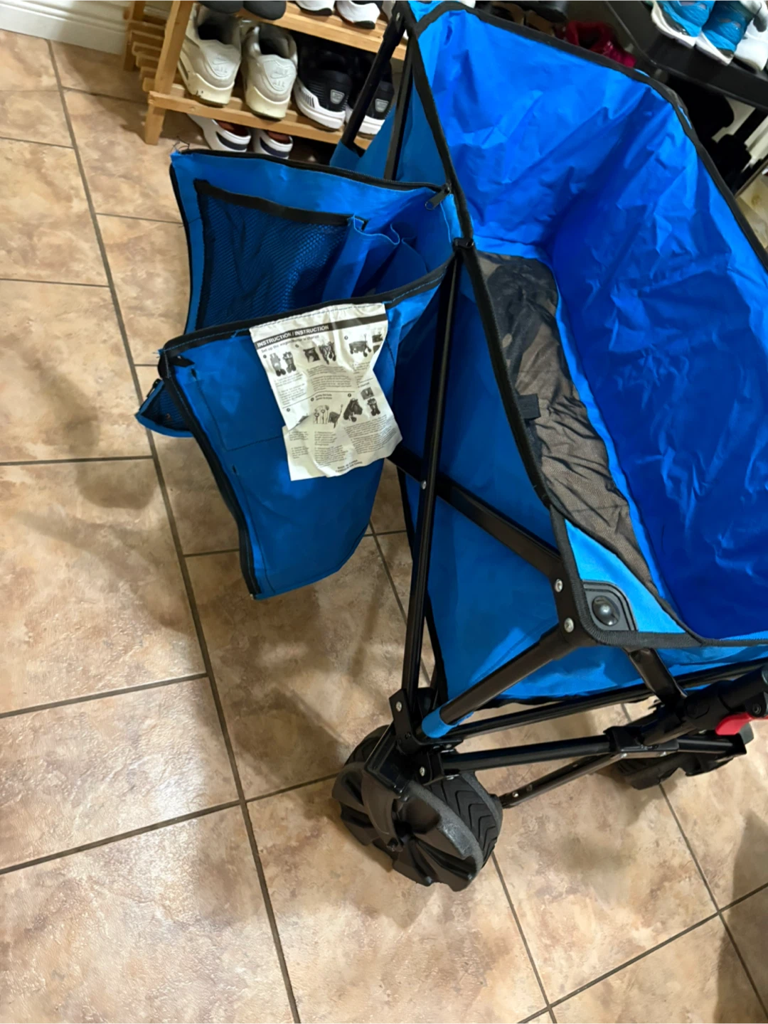 Blue Folding Wagon - photo 2