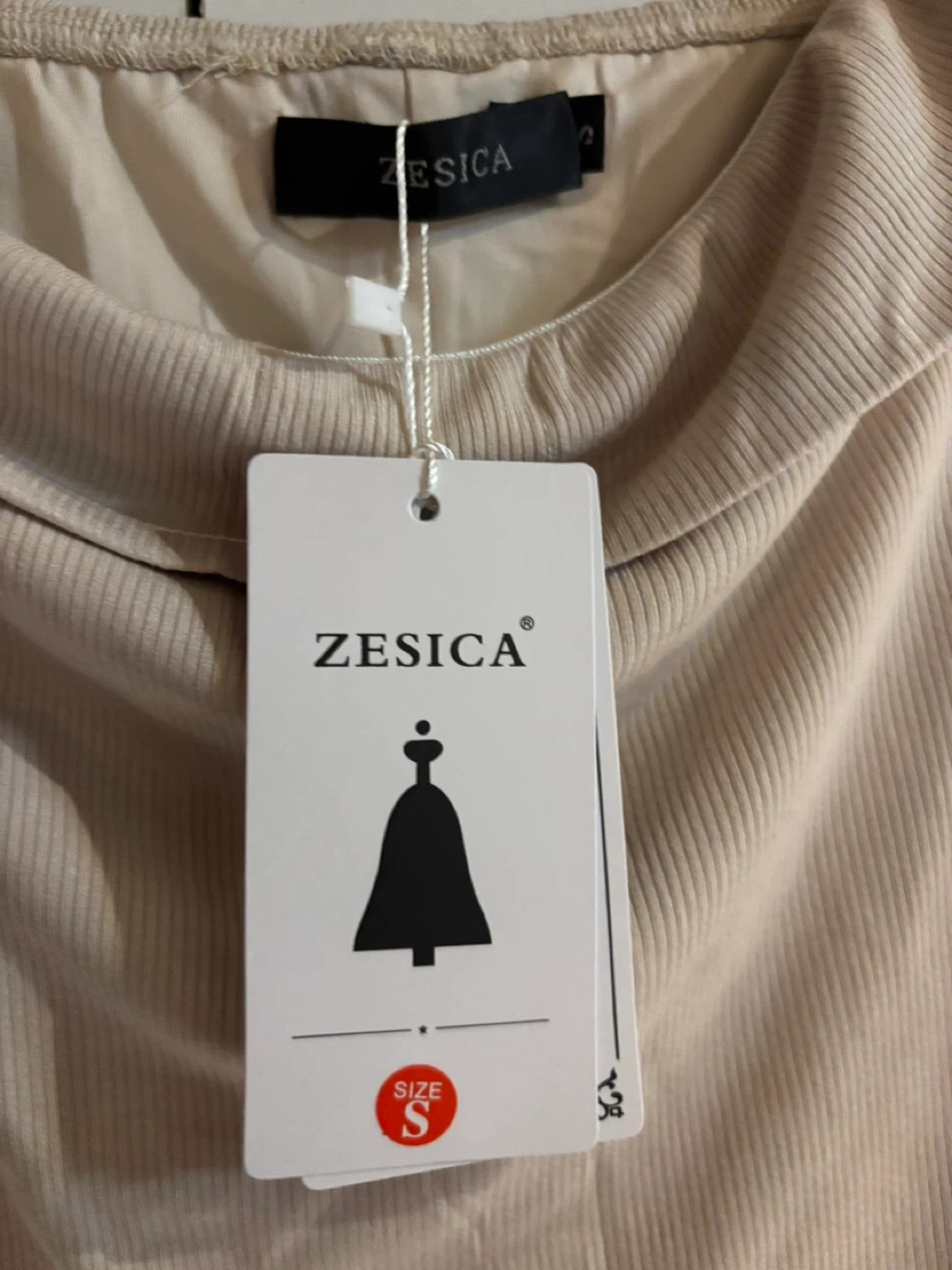 Zesica Beige sleeveless dress  - Size S - photo 5