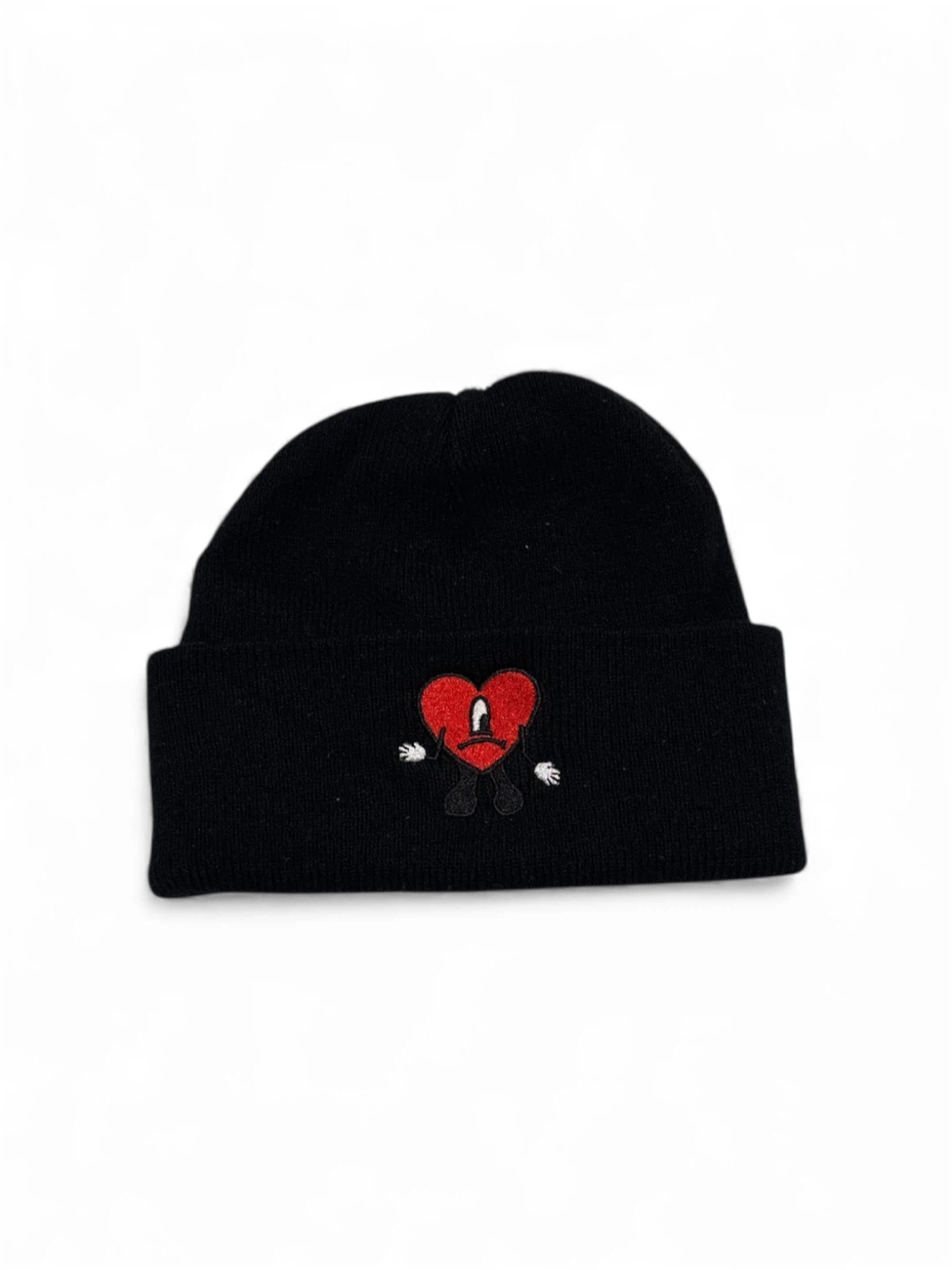 Bad Bunny Black Beanie Hat