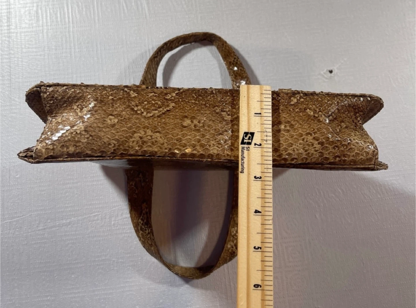 Vintage Snakeskin Handbag Made in Argentina - photo 2