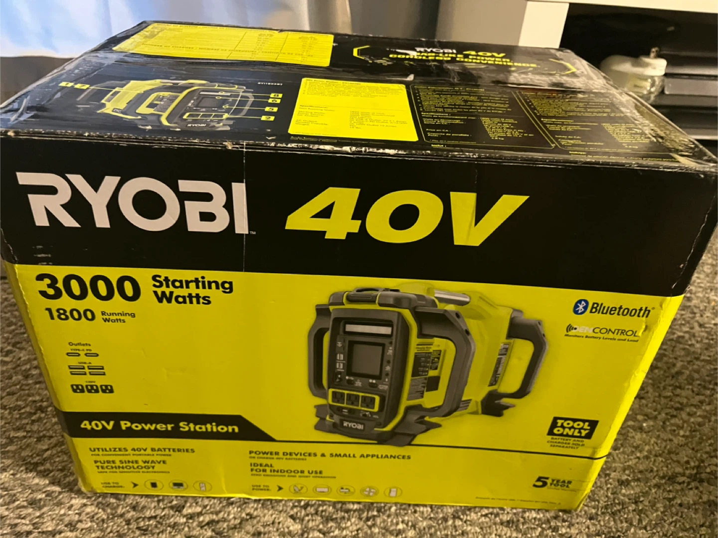 Ryobi 40V Power Station - New in Box! Tool only