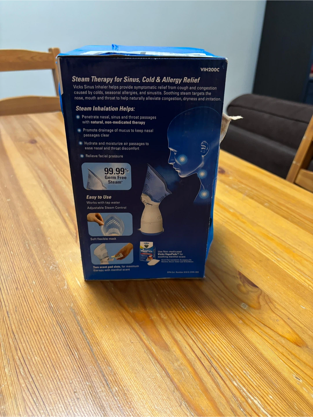 Vicks Steam Inhaler for Sinus Relief - photo 2