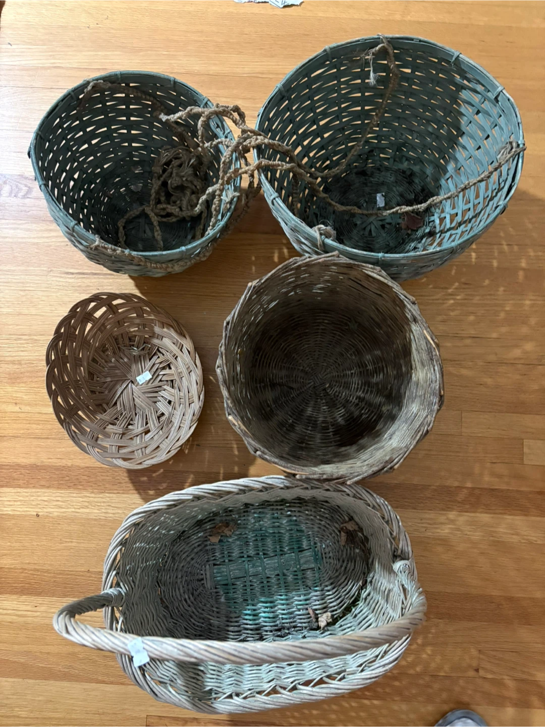 Woven Baskets - Set of 5