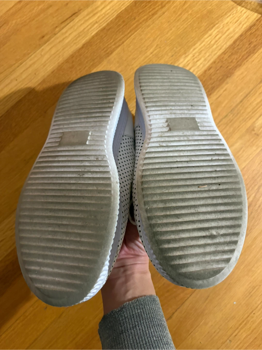 Natalia White White Leather Sneakers - Size 37 - photo 3
