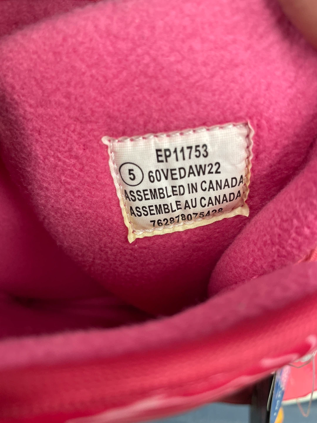 Ice Fields Pink Winter Boots - Size 5 - photo 3