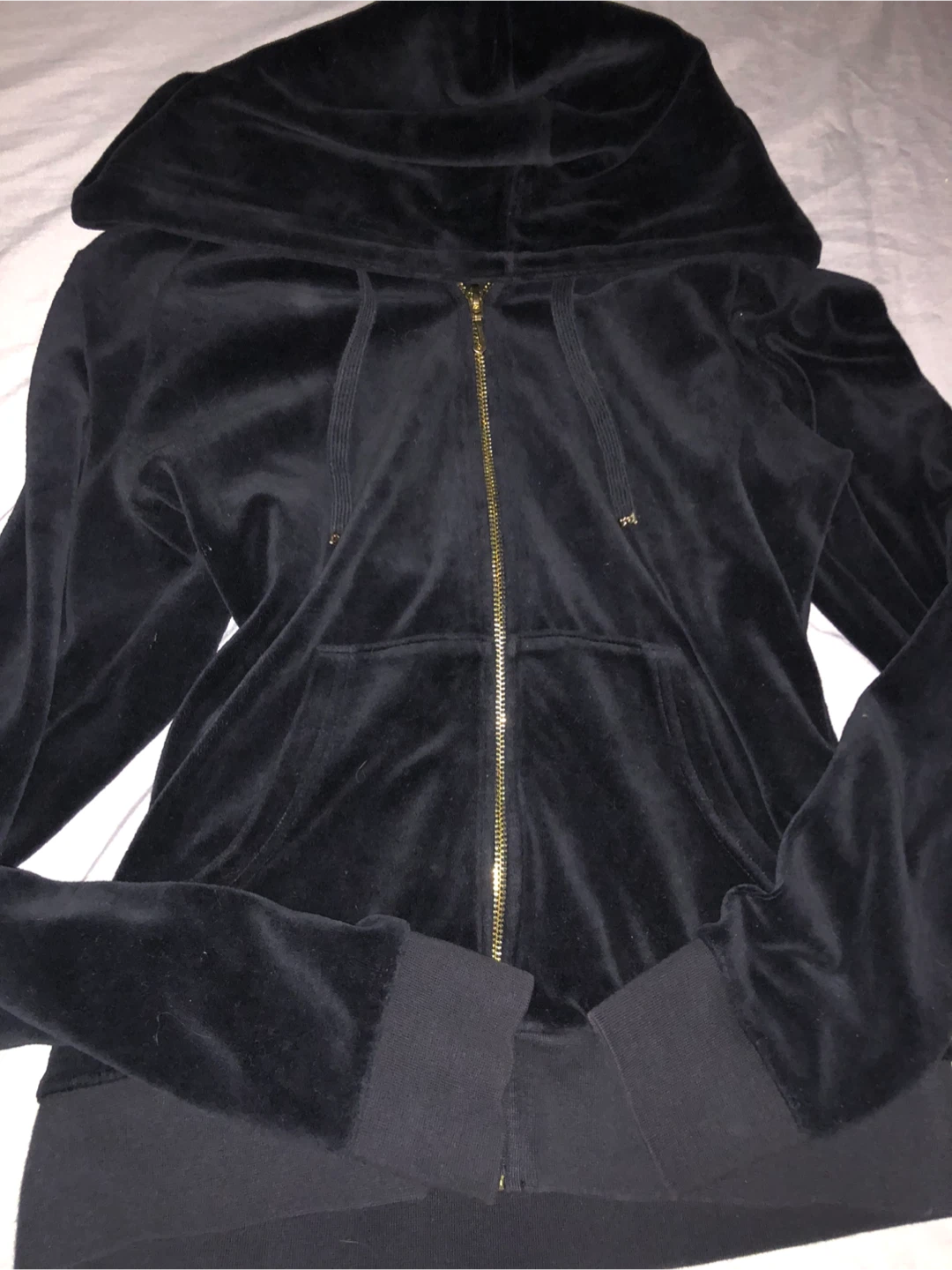 Juicy Couture Black Velour Hoodie - photo 2