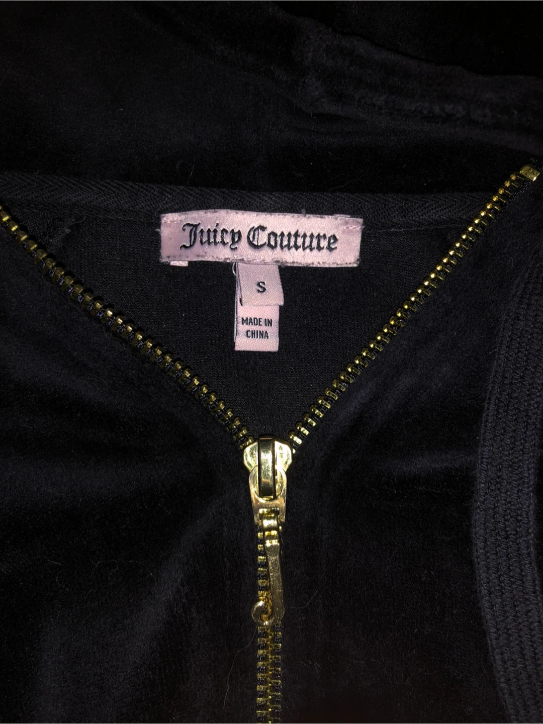 Juicy Couture Black Velour Hoodie - photo 3