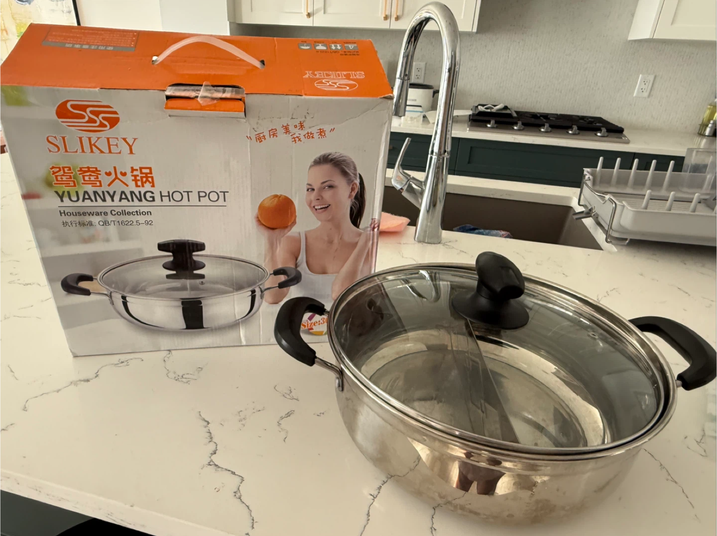 Slikey Yuanyang Stainless steel Hot Pot - 30cm - photo 2