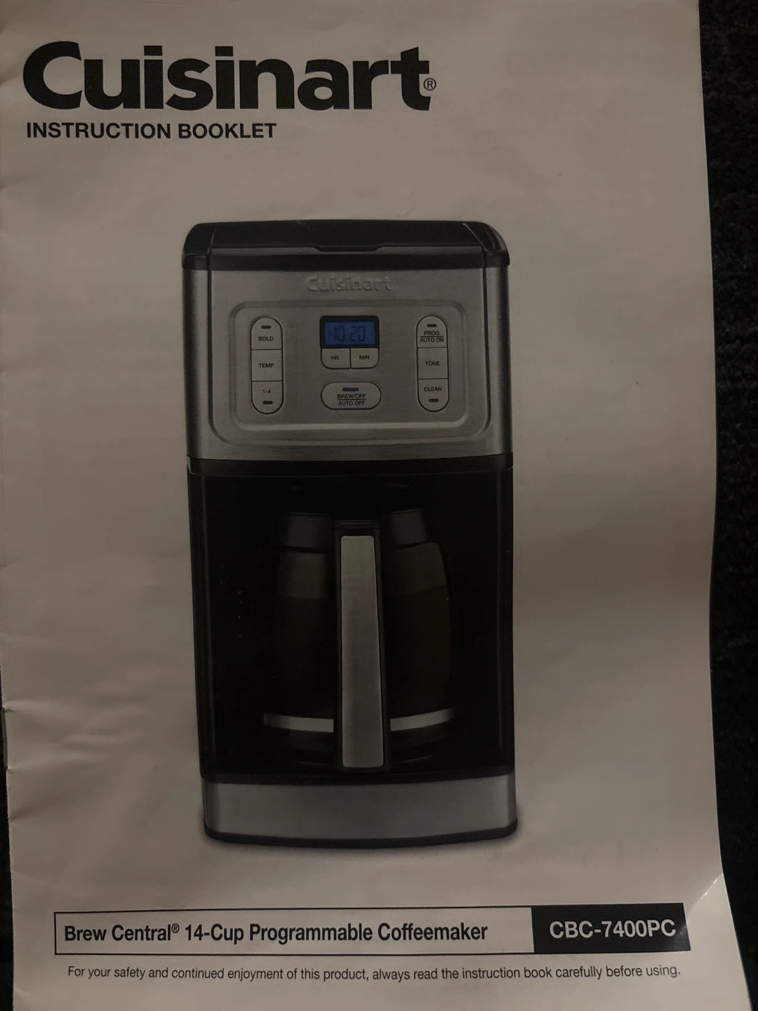 Cuisinart Brew Central 14-Cup Programmable Coffeemaker
