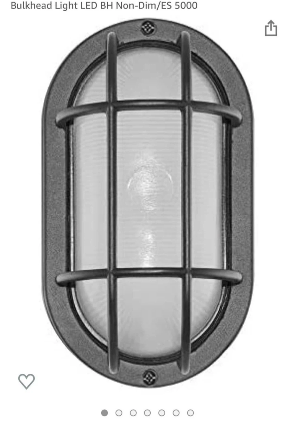 2pcs Brand New Bulkhead Light LED BH Non-Dim/ES 5000K - photo 2