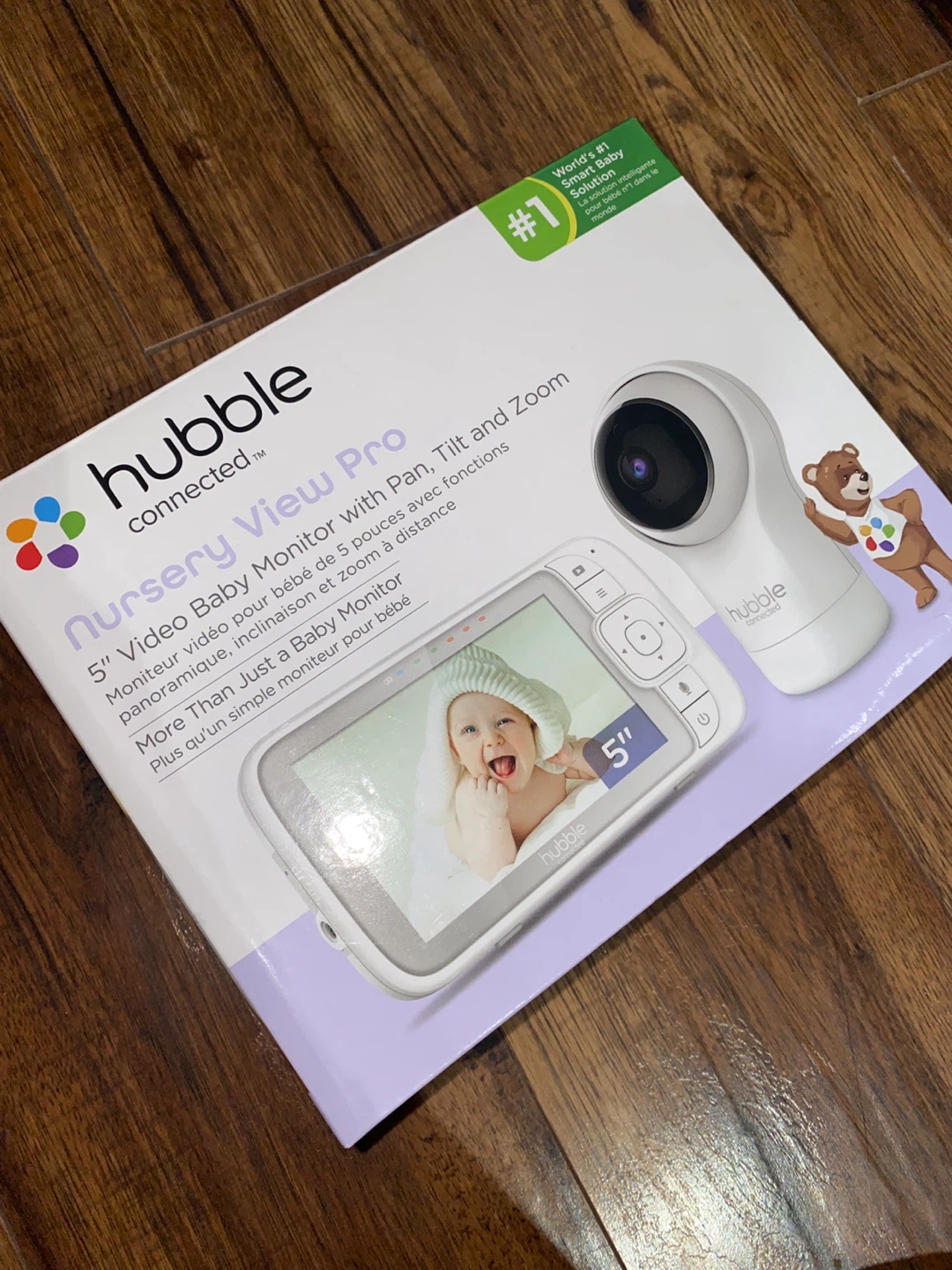 Hubble Nursery View Pro Baby Monitor - 5 inch