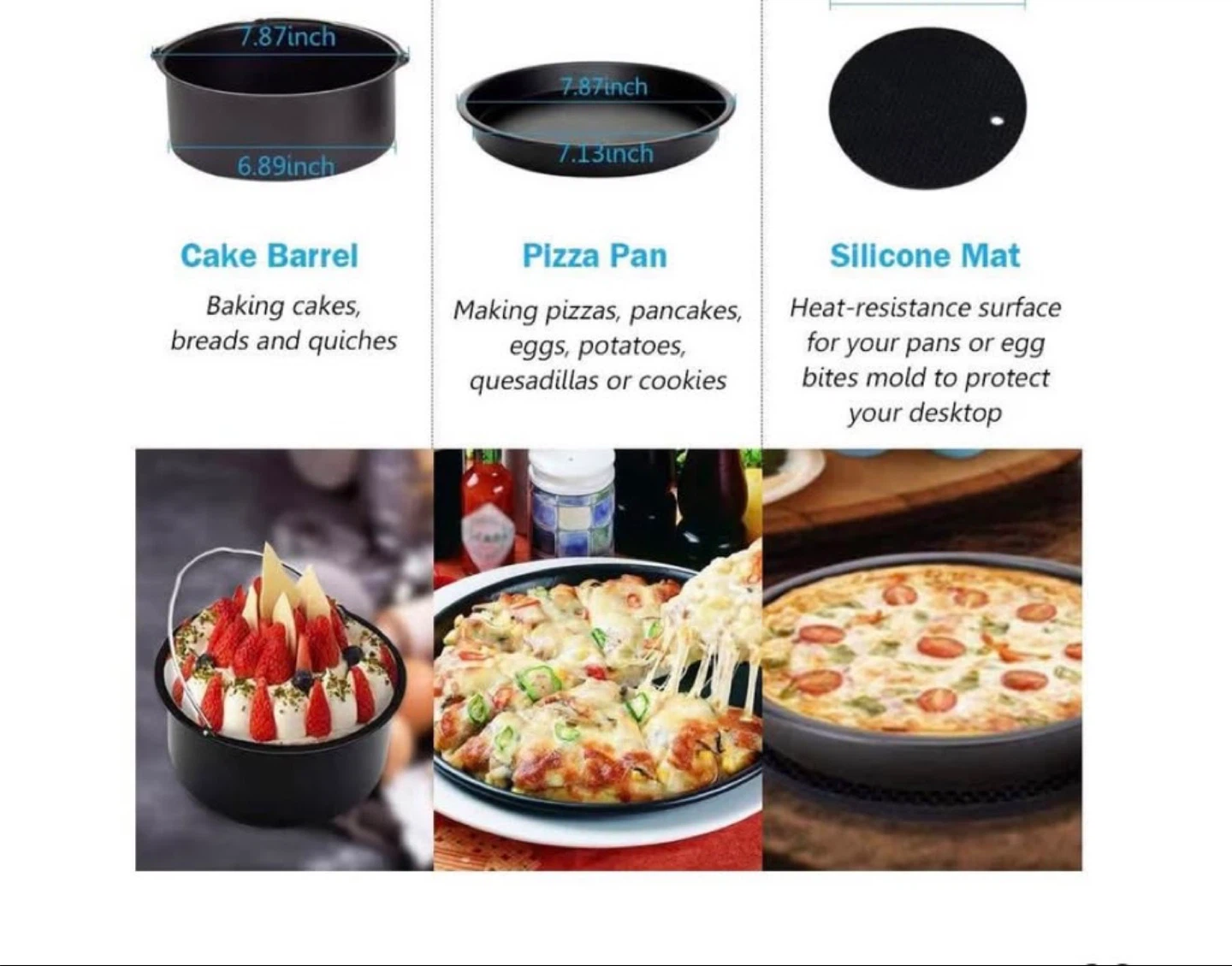 Family Air Fryer Accessories - New in Box! - photo 3