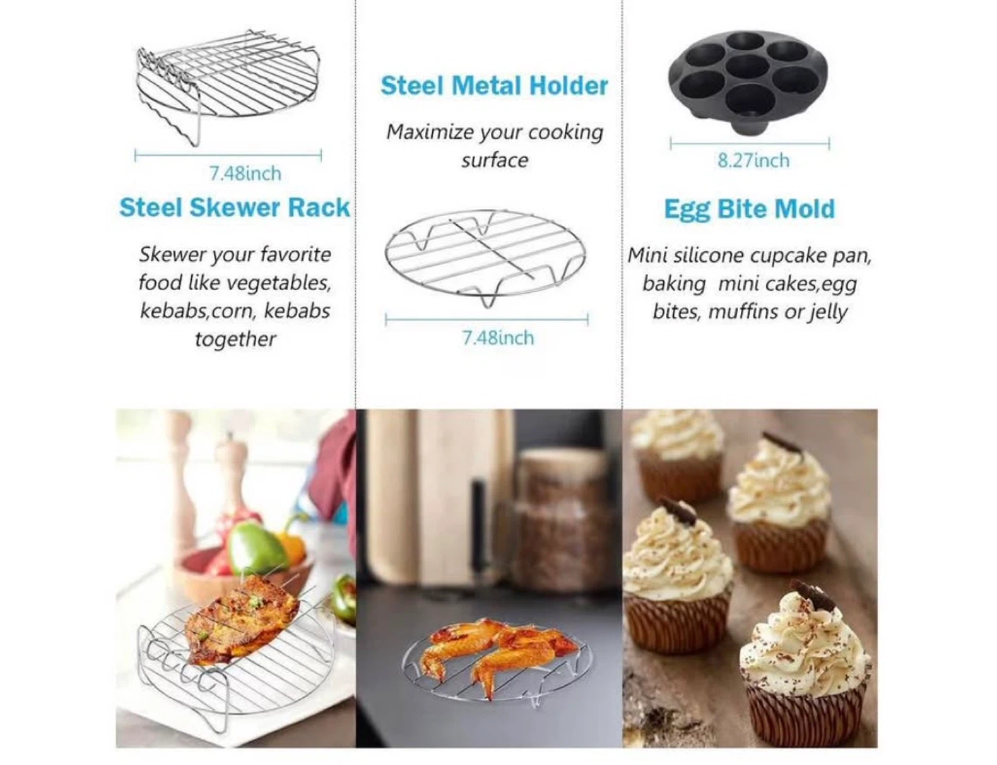 Family Air Fryer Accessories - New in Box! - photo 4